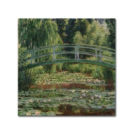 Claude Monet 'The Japanese Footbridge 1899' Canvas Art,24x24